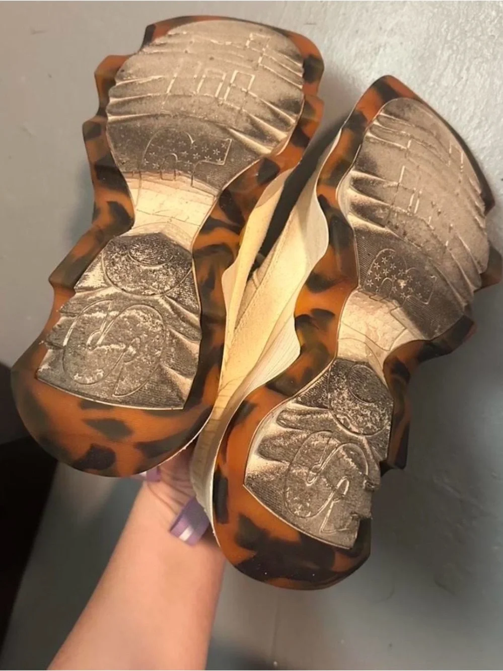 Sorel cream sneakers